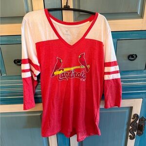 Fanatics Heather Gray Logo Women's Tee